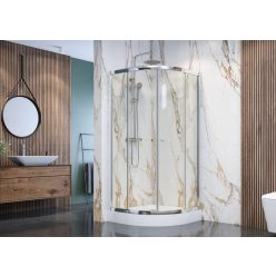 Zuhanykabin, Aquatek MASTER S4 80x80 króm+átlátszó üveg