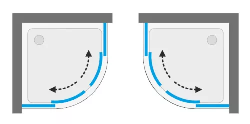 Zuhanykabin, Aquatek MASTER S4 80x80 króm+matt üveg
