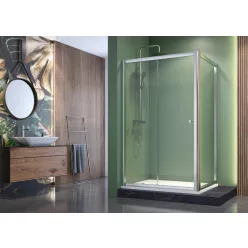   Zuhanykabin, Aquatek MASTER R23 120x80 króm+átlátszó üveg