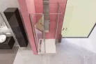 Zuhanykabin, Aquatek YES A4 90x90 króm+átlátszó üveg