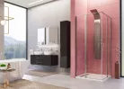 Zuhanykabin, Aquatek YES A4 90x90 króm+grape üveg