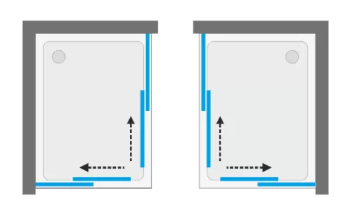Zuhanykabin, Aquatek HOLIDAY R14 100x80 króm+grape üveg