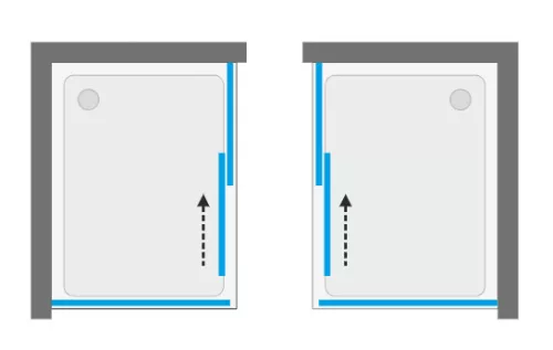 Zuhanykabin, Aquatek FAMILY R33 120x90 króm/grape üveg