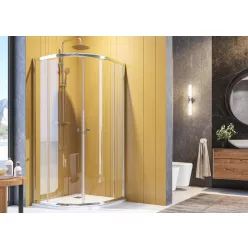 Zuhanykabin, Aquatek FAMILY S4 90x90 króm+grape üveg