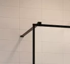 Walk-in, Radaway Modo New Black II Factory Walk-in fekete zuhanyfal 95 átlátszó