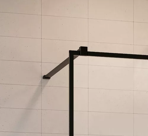 Walk-in, Radaway Modo New Black II Factory Walk-in fekete zuhanyfal 95 átlátszó