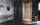 Walk-in, Radaway Modo New Black II Factory Walk-in fekete zuhanyfal 100 átlátszó