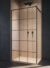 Walk-in, Radaway Modo New Black II Factory Walk-in fekete zuhanyfal 115 átlátszó