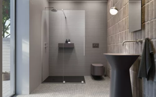 Walk-in, Radaway Furo Walk-in zuhanyfal 90 átlátszó balos