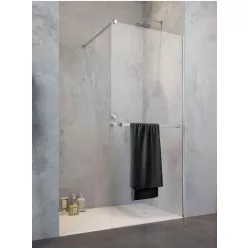   Walk-in, Radaway Modo New II Walk-in zuhanyfal törölközőtartóval 90 átlátszó