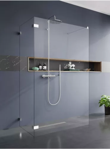 Walk-in, Radaway Euphoria Walk-in VI zuhanyfal 110x90 átlátszó