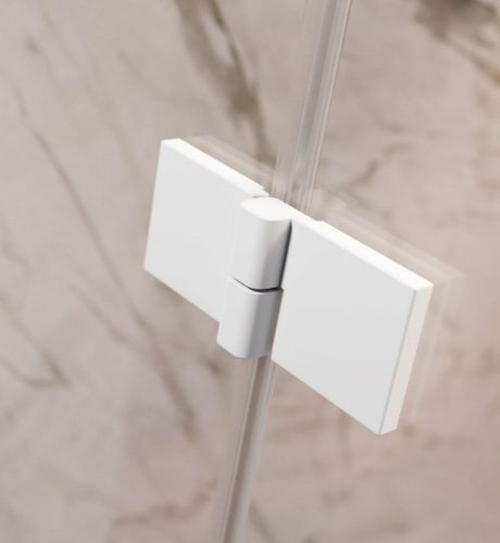 Kádparaván, Radaway Essenza Pro White PND II fehér kádparaván 100 átlátszó jobbos