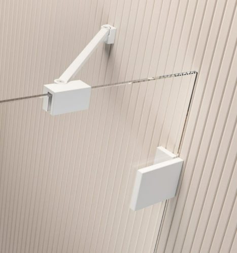 Kádparaván, Radaway Essenza Pro White PND II fehér kádparaván 100 átlátszó jobbos