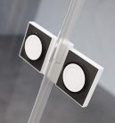 Kádparaván, Radaway Essenza Pro White PND II fehér kádparaván 140 átlátszó jobbos