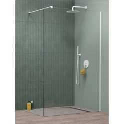   Walk-in, Radaway Modo New White II Walk-in fehér zuhanyfal 110 átlátszó