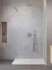 Walk-in, Radaway Modo New Brushed Nickel II Walk-in szálcsiszolt króm zuhanyfal 130 átlátszó