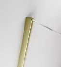 Walk-in, Radaway Furo Brushed Gold Walk-in szálcsiszolt arany zuhanyfal 120 jobbos átlátszó