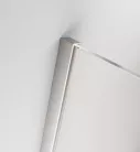 Walk-in, Radaway Furo Brushed Nickel Walk-in szálcsiszolt króm zuhanyfal 130 balos átlátszó