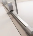 Walk-in, Radaway Furo Brushed Nickel Walk-in szálcsiszolt króm zuhanyfal 130 balos átlátszó