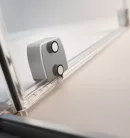 Walk-in, Radaway Furo Brushed Nickel Walk-in szálcsiszolt króm zuhanyfal 130 balos átlátszó
