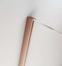 Walk-in, Radaway Furo Brushed Copper Walk-in szálcsiszolt réz zuhanyfal 80 balos átlátszó