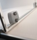 Kádparaván, Radaway Furo Brushed GunMetal PND II szálcsiszolt fegyvermetál 100 átlátszó jobbos