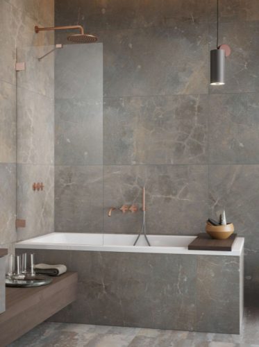 Kádparaván, Radaway Essenza Pro Brushed Copper PNJ II szálcsiszolt réz kádparaván 70 átlátszó