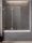 Kádparaván, Radaway Essenza Pro Brushed Nickel PND II szálcsiszolt króm 140 átlátszó balos