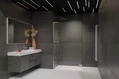 Walk-in, Radaway Modo SL II Walk-in zuhanyfal 85 átlátszó balos