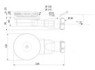 Zuhanytálca szifon, Radaway R400 SLIM W zuhanytálca szifon