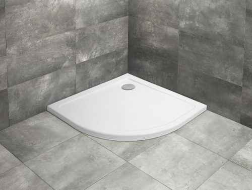 Zuhanytálca, Radaway Doros A íves zuhanytálca 80x80 fehér, ajándék szifonnal