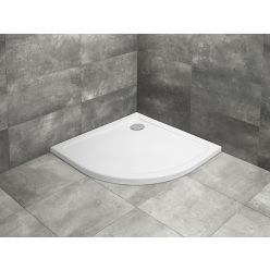   Zuhanytálca, Radaway Doros A íves zuhanytálca 90x90 fehér, ajándék szifonnal
