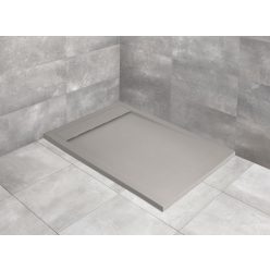   Zuhanytálca, Radaway Teos F lapos szögletes zuhanytálca 120x80 cemento, ajándék szifonnal