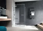 Zuhanykabin, Radaway Euphoria KDJ+S szögletes zuhanykabin 120x80 átlátszó jobbos