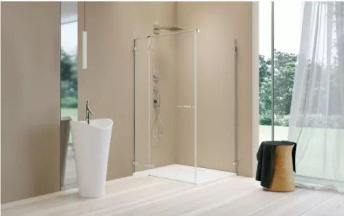 Zuhanykabin, Radaway Arta KDJ II szögletes zuhanykabin 130x80 átlátszó balos