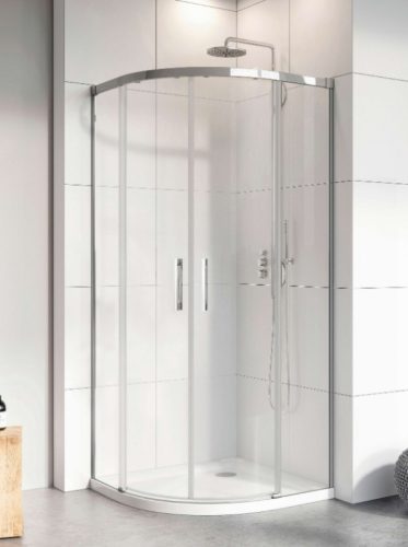 Zuhanykabin, Radaway Idea PDD íves zuhanykabin 100x100 átlátszó