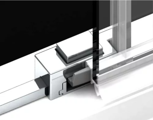 Zuhanykabin, Radaway Idea PDD íves zuhanykabin 100x100 átlátszó