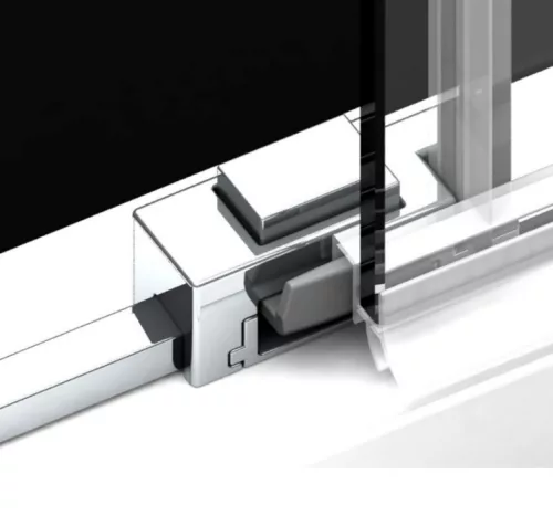 Zuhanykabin, Radaway Idea KDJ szögletes zuhanykabin 160x75 átlátszó balos