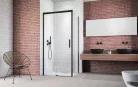 Zuhanykabin, Radaway Idea Black KDJ zuhanykabin 120x70 átlátszó jobbos