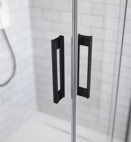 Zuhanykabin, Radaway Idea Black KDJ zuhanykabin 150x75 átlátszó jobbos