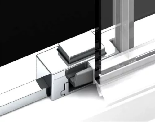 Zuhanykabin, Radaway Idea KDD szögletes zuhanykabin 120x80 átlátszó