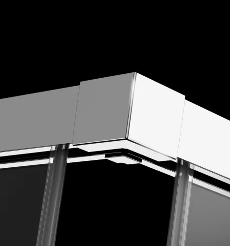 Zuhanykabin, Radaway Idea KDD szögletes zuhanykabin 120x80 átlátszó