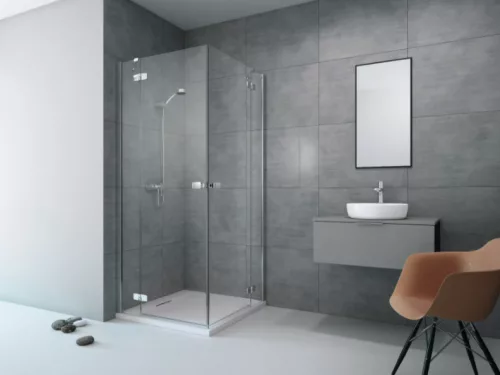 Zuhanykabin, Radaway Fuenta KDD szögletes zuhanykabin 100x80 átlátszó