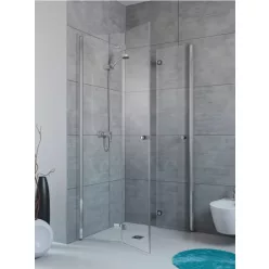   Zuhanykabin, Radaway Fuenta KDD B szögletes zuhanykabin 90x80 átlátszó