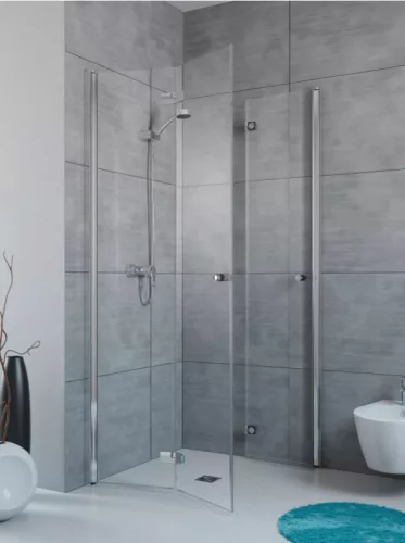 Zuhanykabin, Radaway Fuenta KDD B szögletes zuhanykabin 90x80 átlátszó