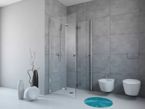 Zuhanykabin, Radaway Fuenta KDD B szögletes zuhanykabin 90x80 átlátszó