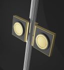 Zuhanykabin, Radaway Essenza Pro Gold PDD íves arany zuhanykabin 100x90 átlátszó