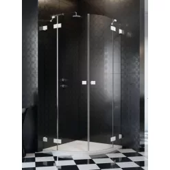   Zuhanykabin, Radaway Essenza Pro White PDD íves fehér zuhanykabin 90x100 átlátszó