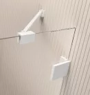 Zuhanykabin, Radaway Essenza Pro White PDD íves fehér zuhanykabin 90x100 átlátszó