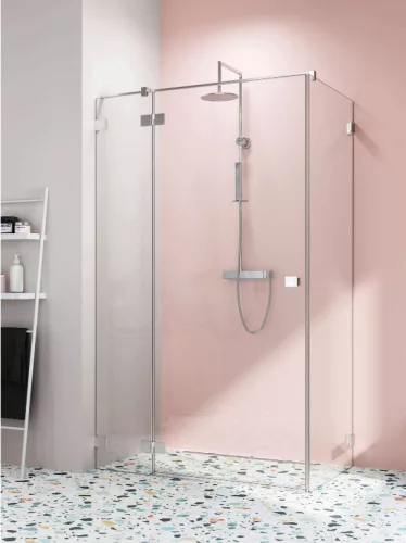 Zuhanykabin, Radaway Essenza Pro KDJ szögletes zuhanykabin 90x75 átlátszó jobbos